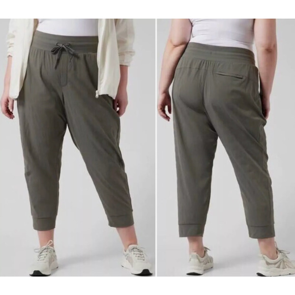 Athleta‎ Trekkie North Jogger Pant Womens Plus Sz 26 NWT $89 Mt. Olive Gorpcore - Picture 1 of 4